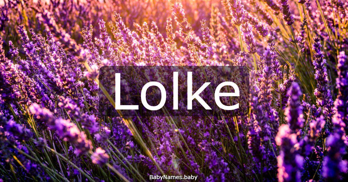 Lolke