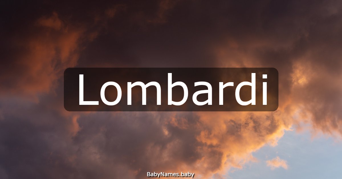 Lombardi