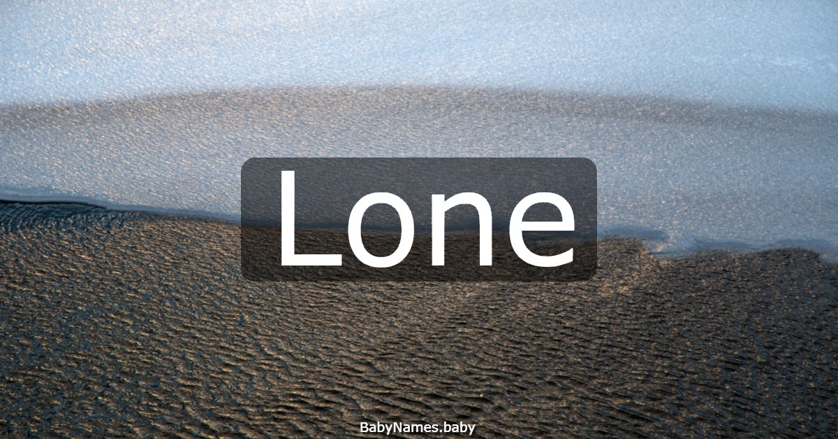 Lone