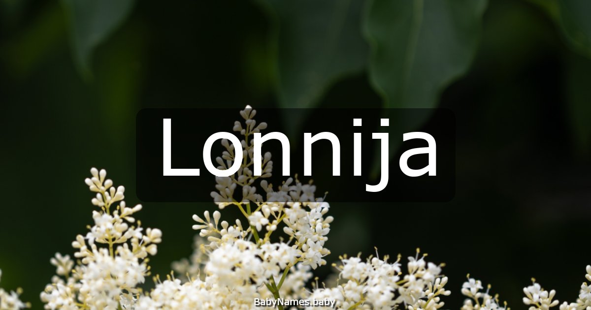 Lonnija