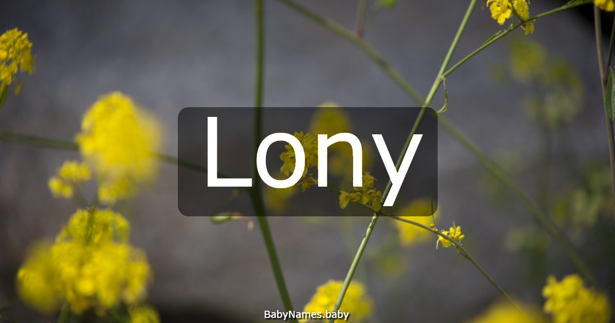 Lony