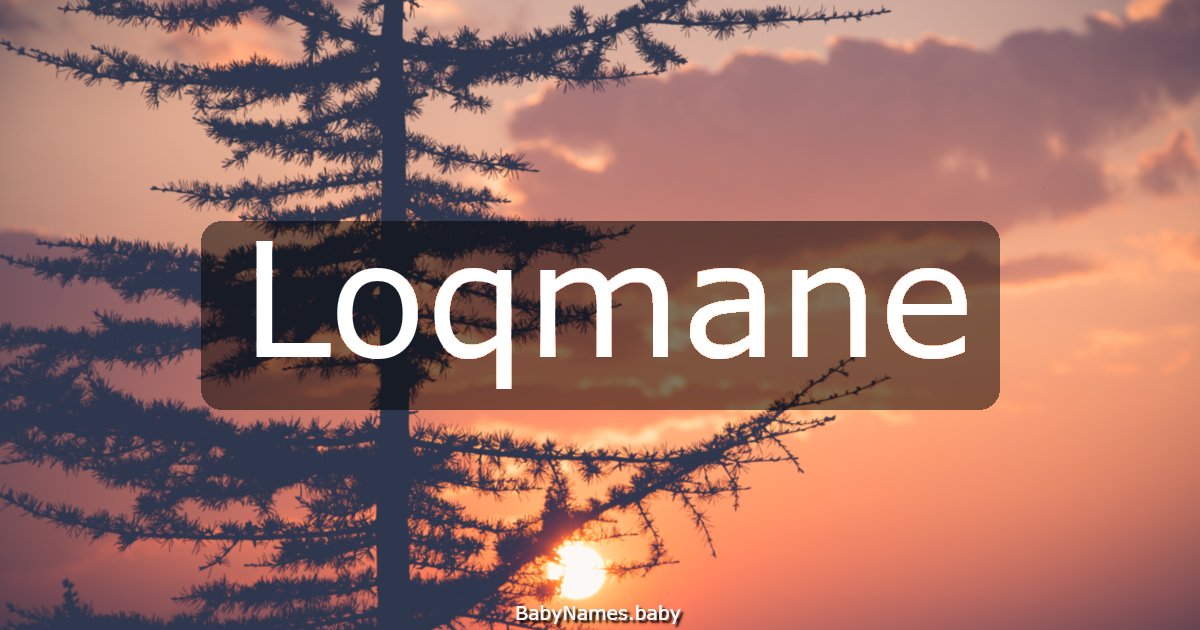 Loqmane