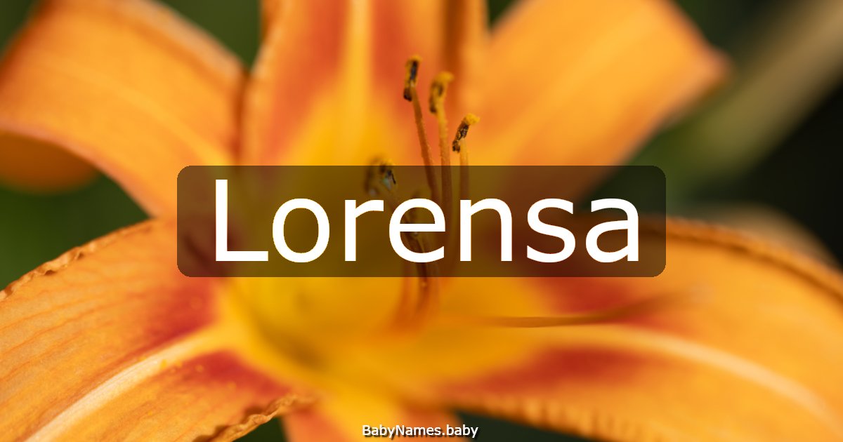 Lorensa