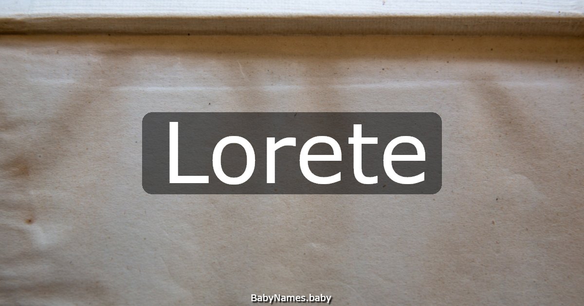 Lorete