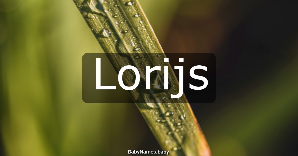 Lorijs