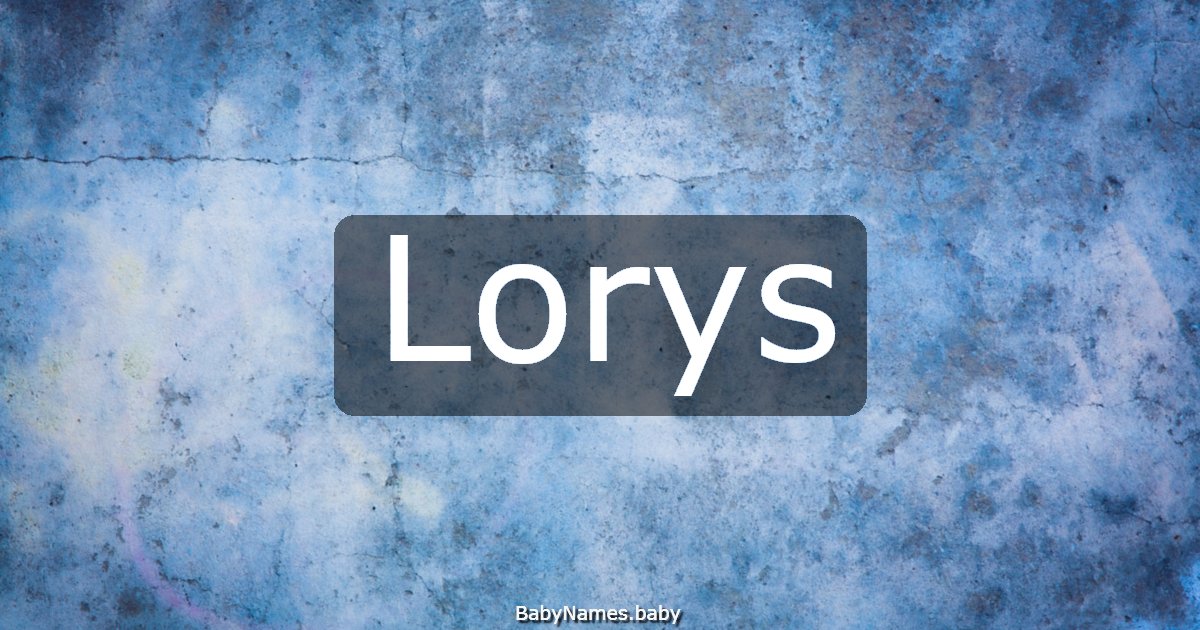 Lorys