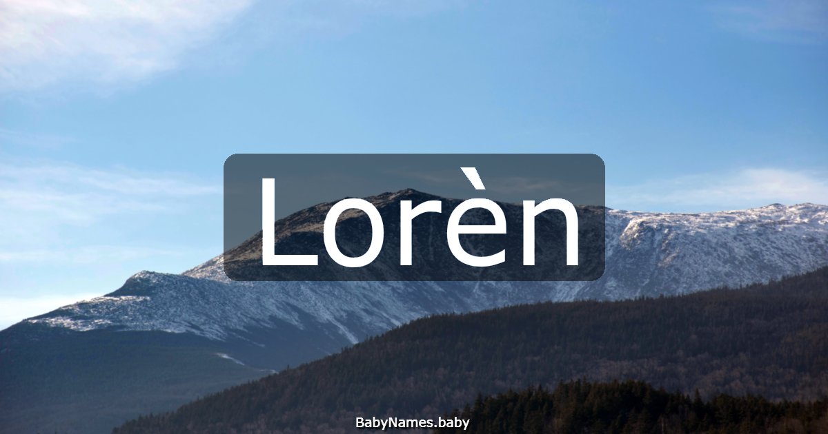Lorèn