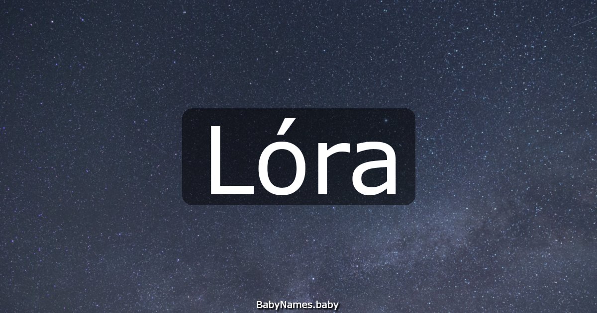 Lóra