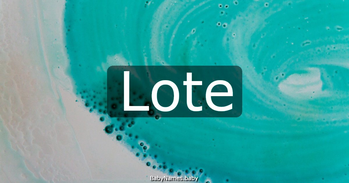 Lote