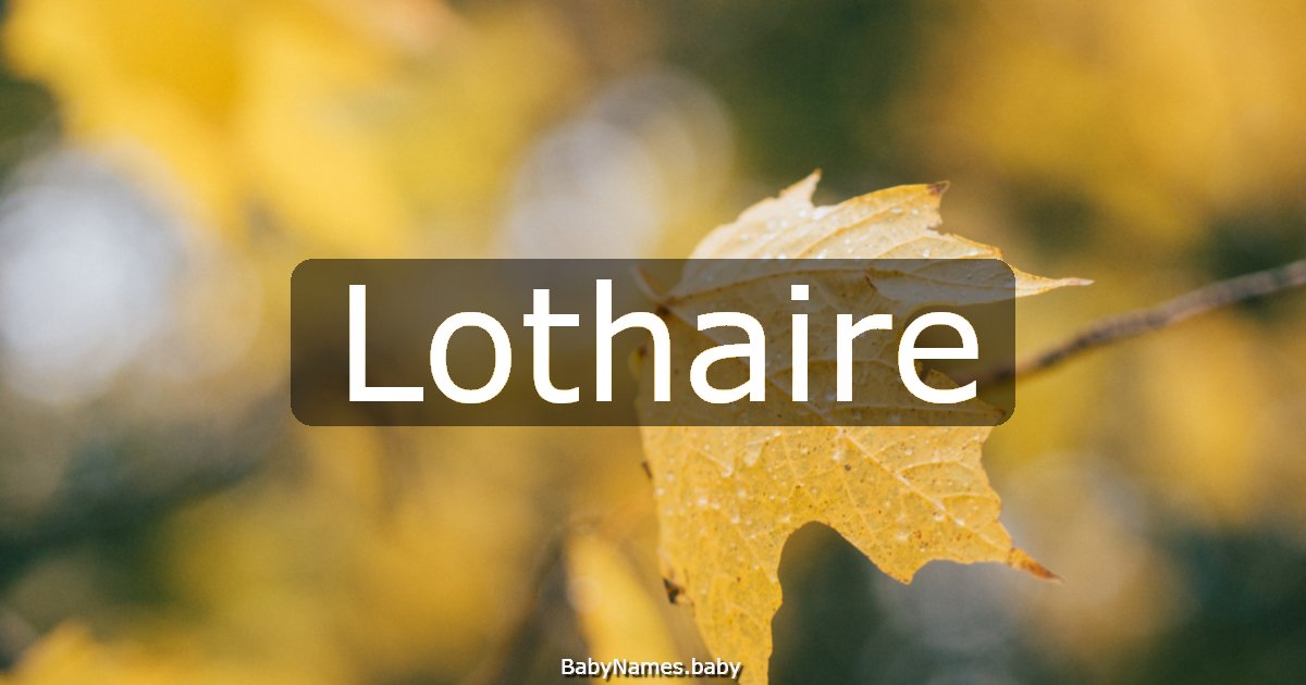 Lothaire