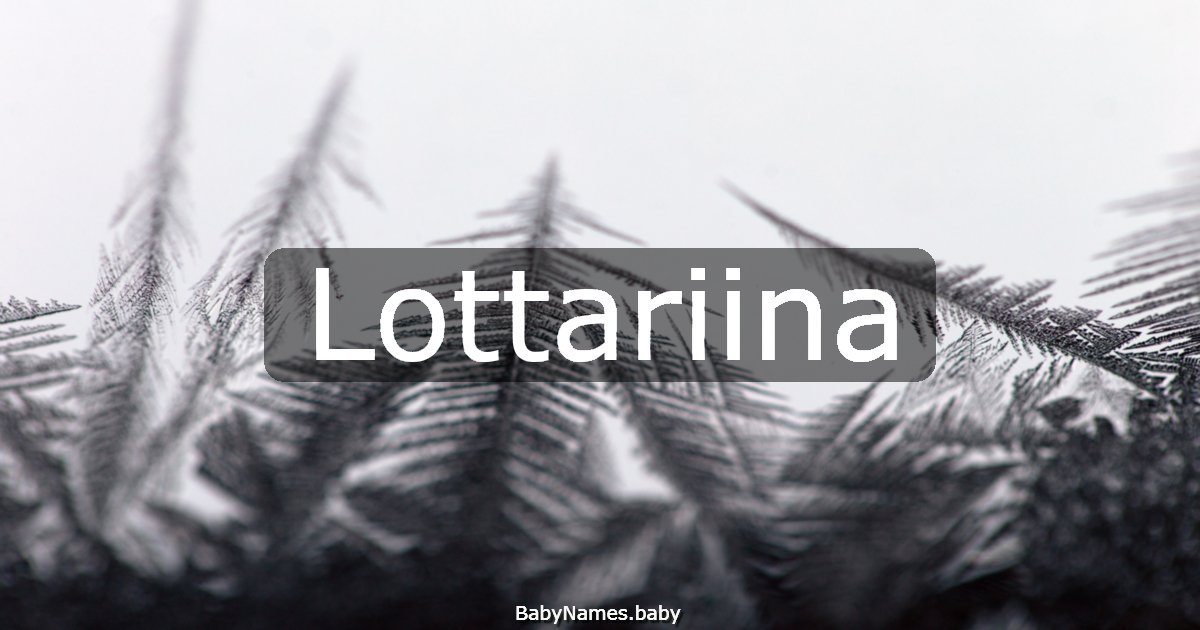 Lottariina