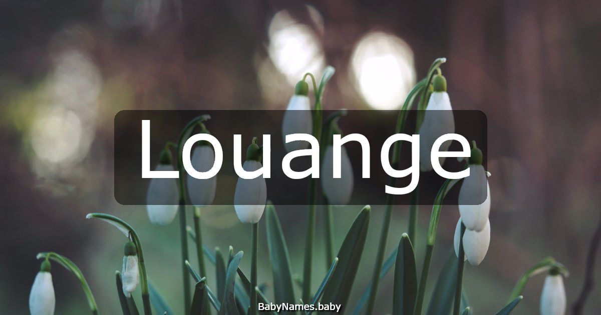 Louange