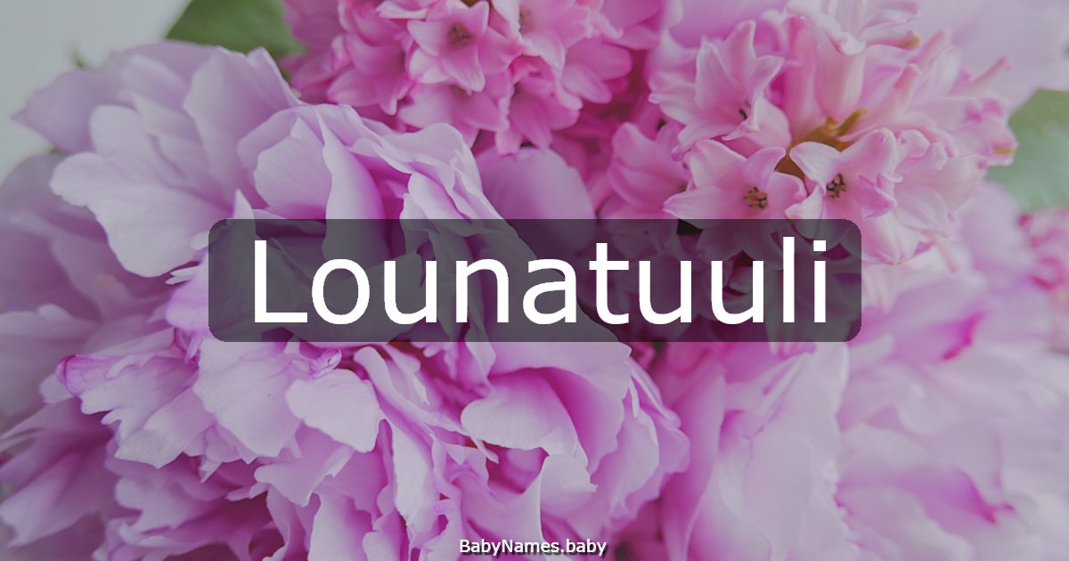 Lounatuuli
