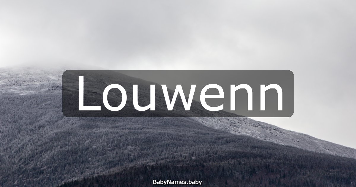 Louwenn