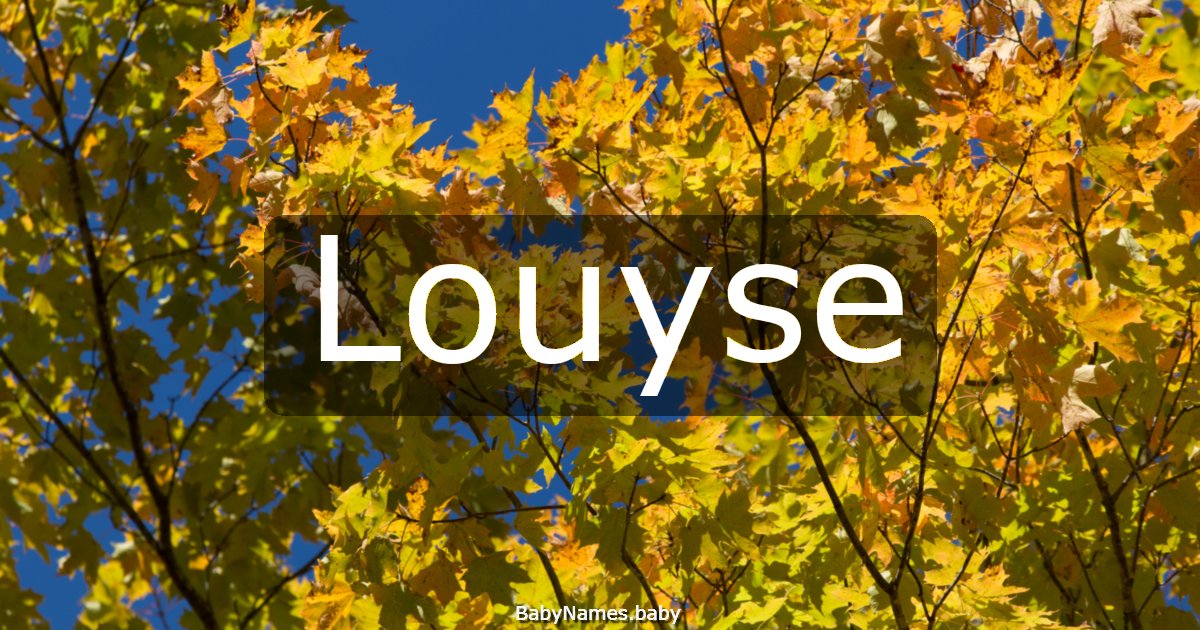 Louyse
