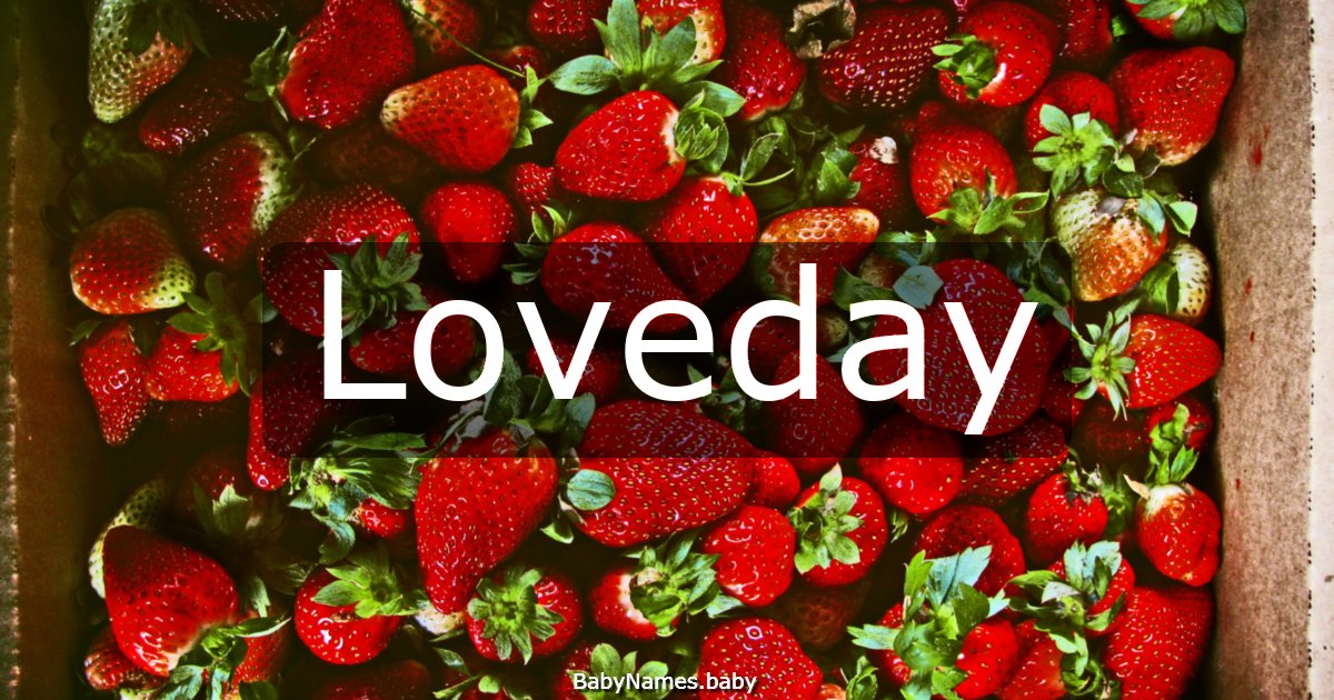 Loveday
