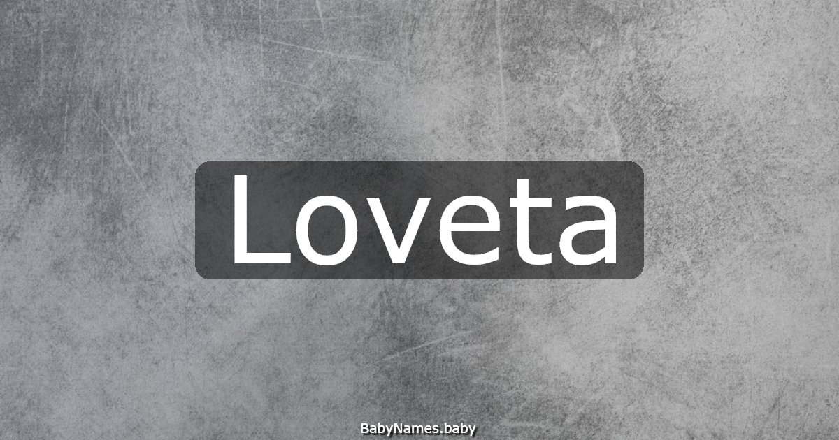Loveta