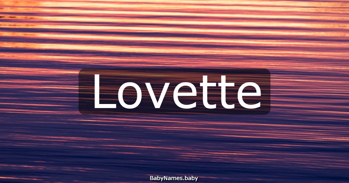 Lovette