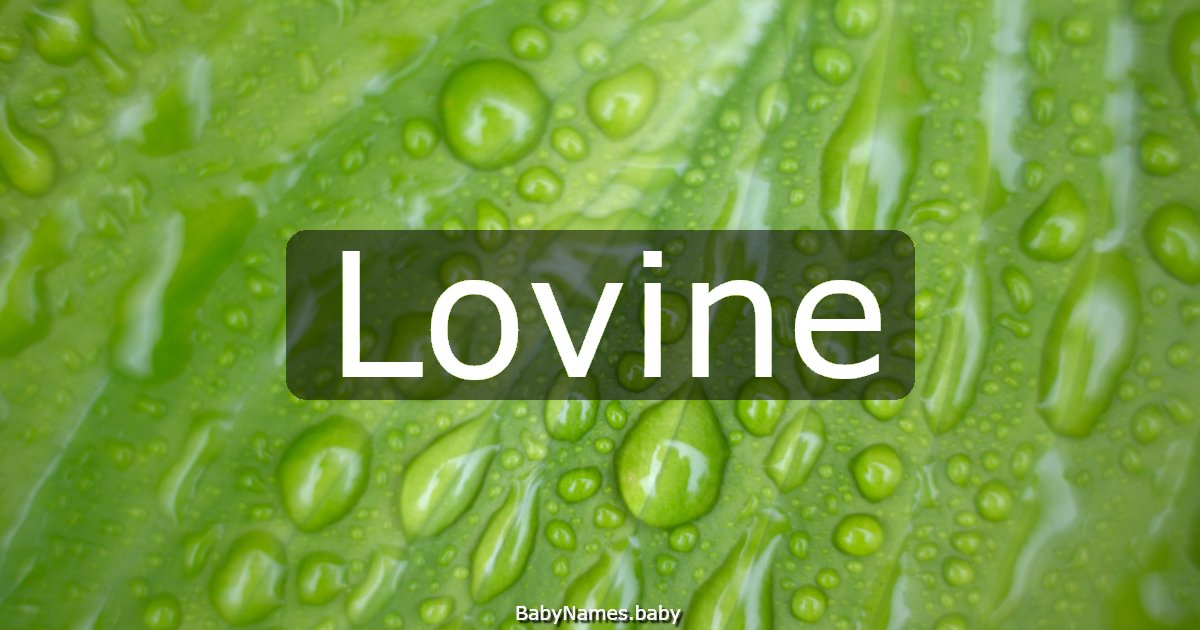 Lovine