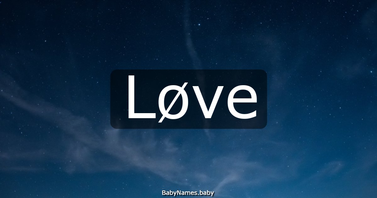 Løve
