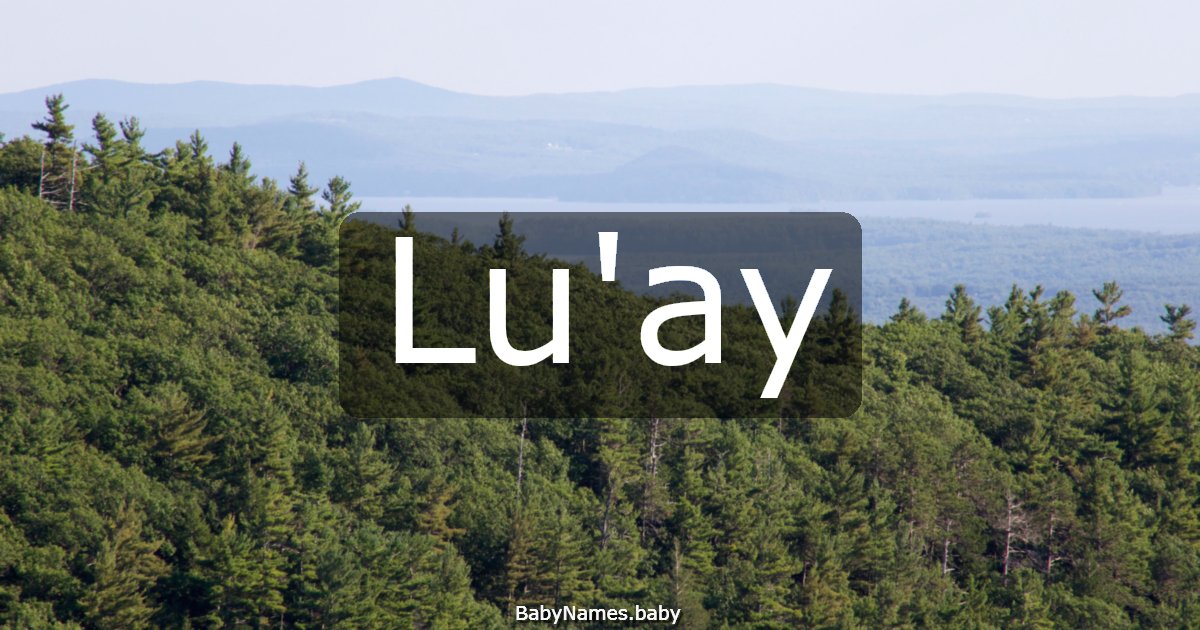 Lu'ay