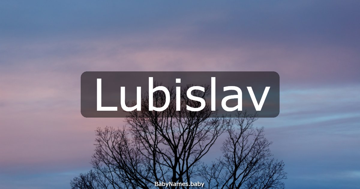 Lubislav