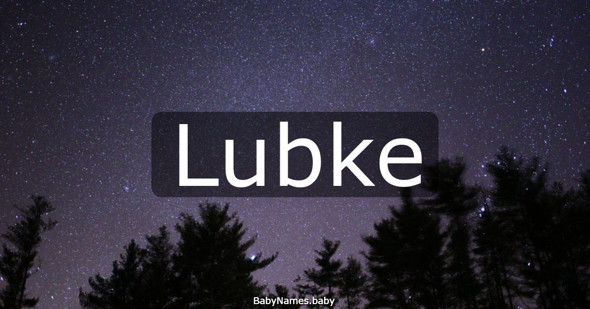 Lubke