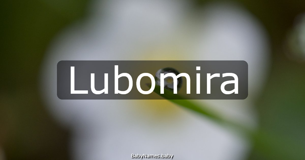 Lubomira