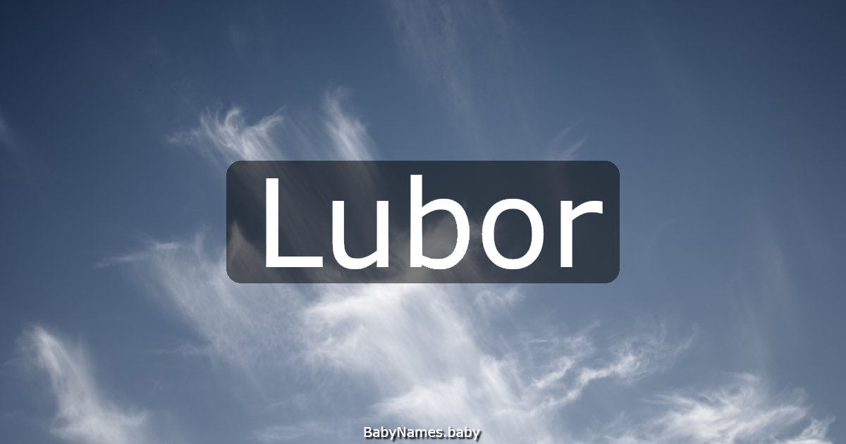 Lubor