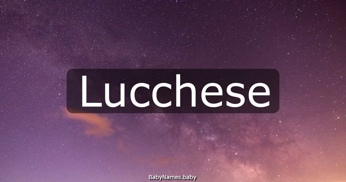 Lucchese