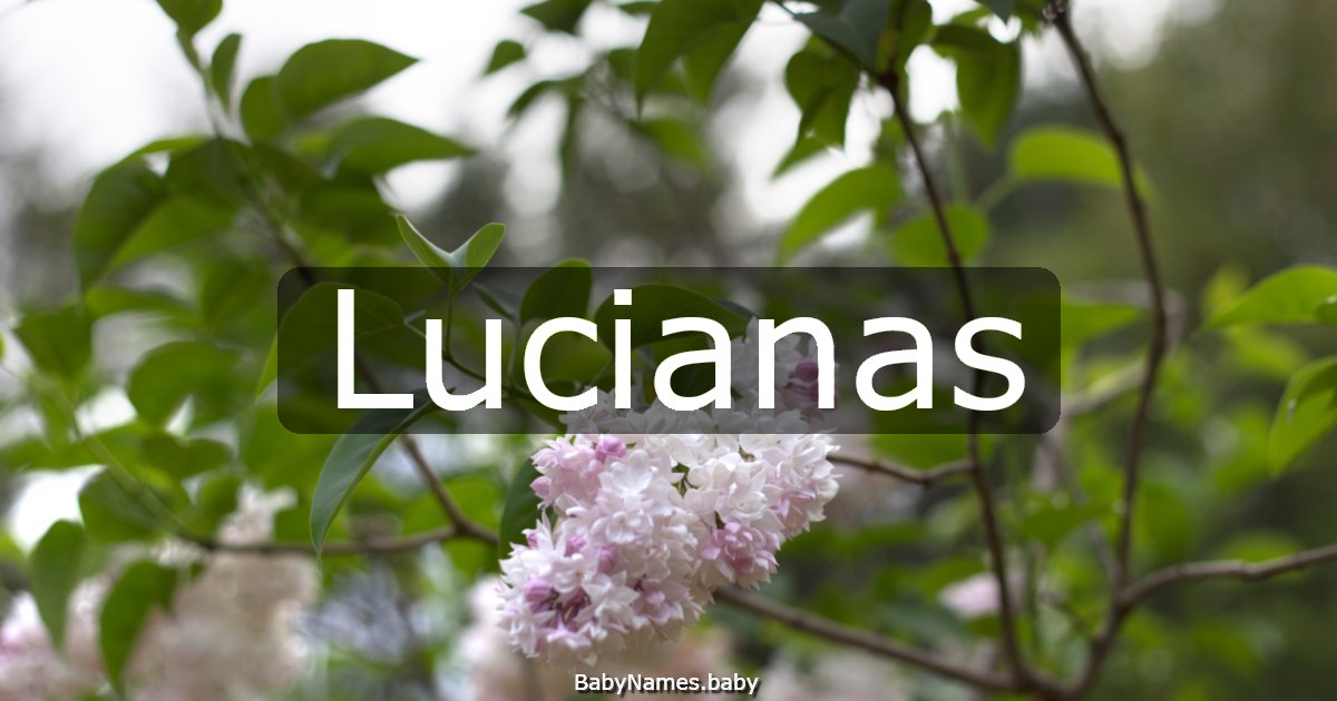 Lucianas