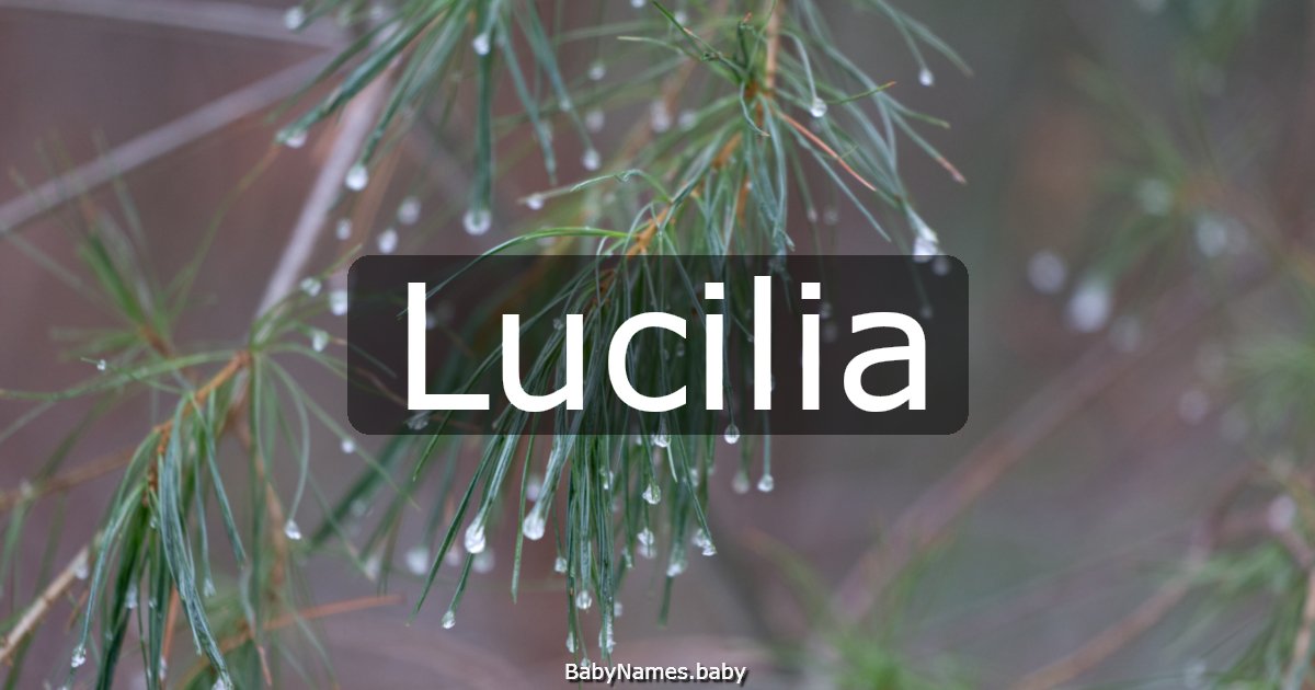 Lucilia