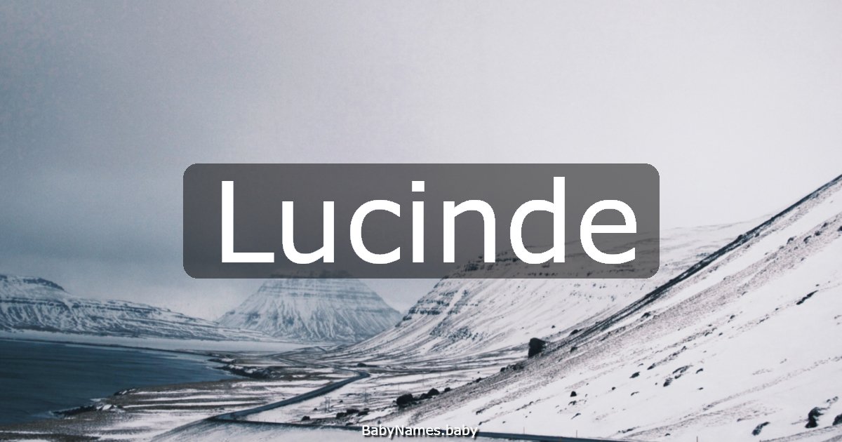 Lucinde