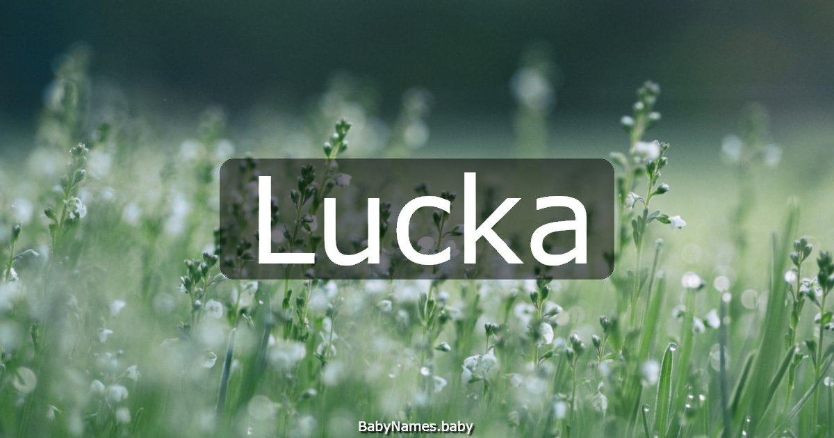 Lucka