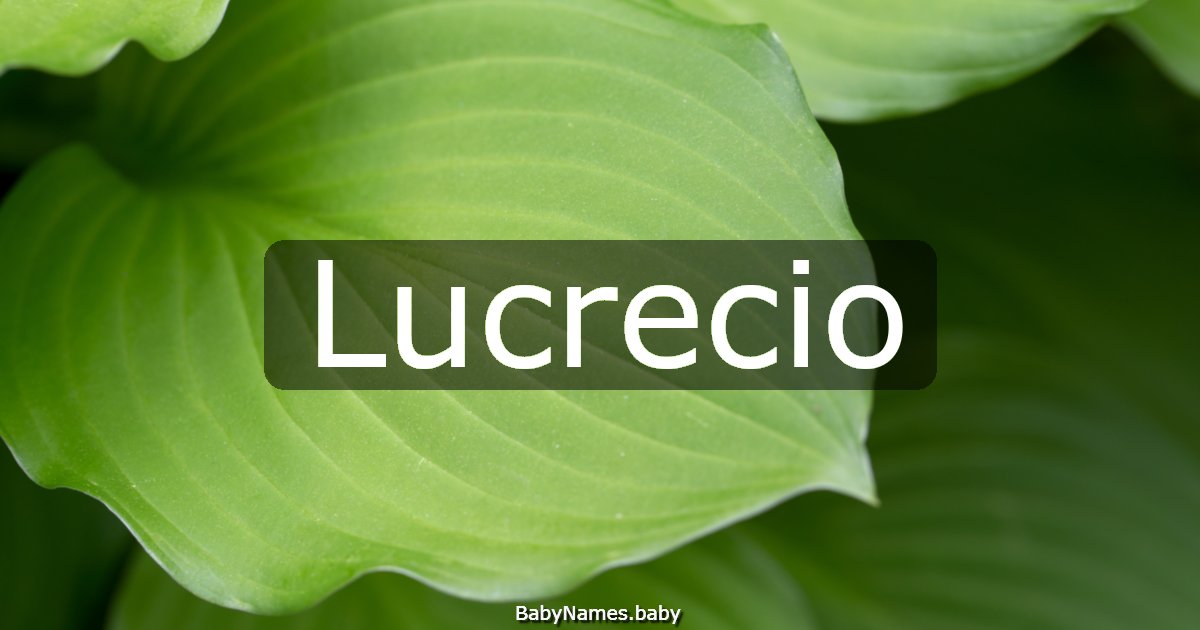 Lucrecio
