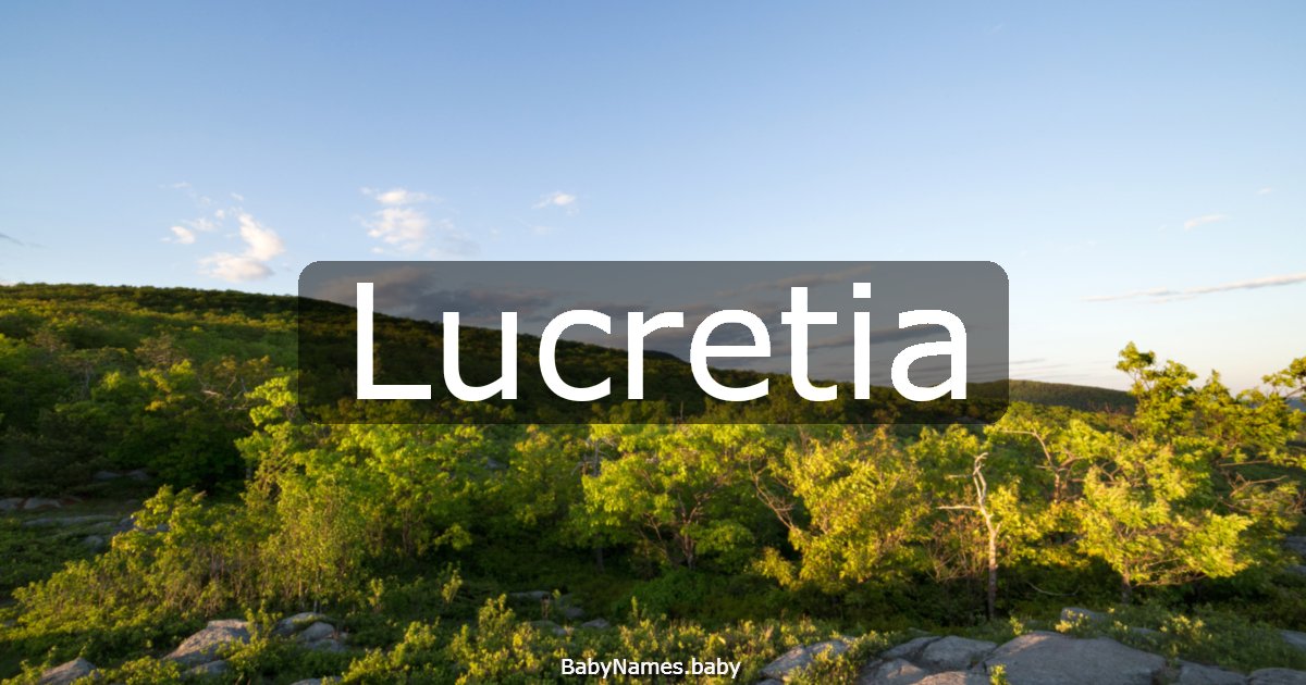 Lucretia