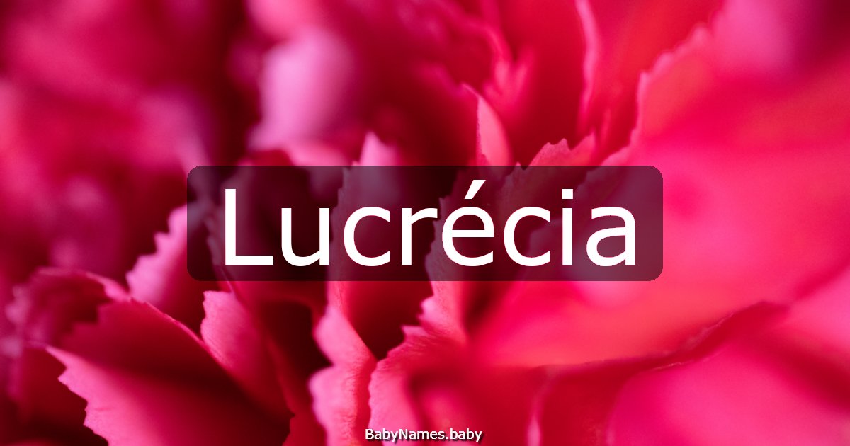 Lucrécia