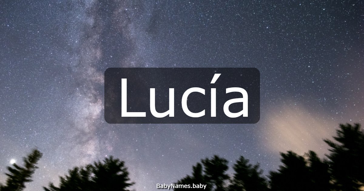 Lucía