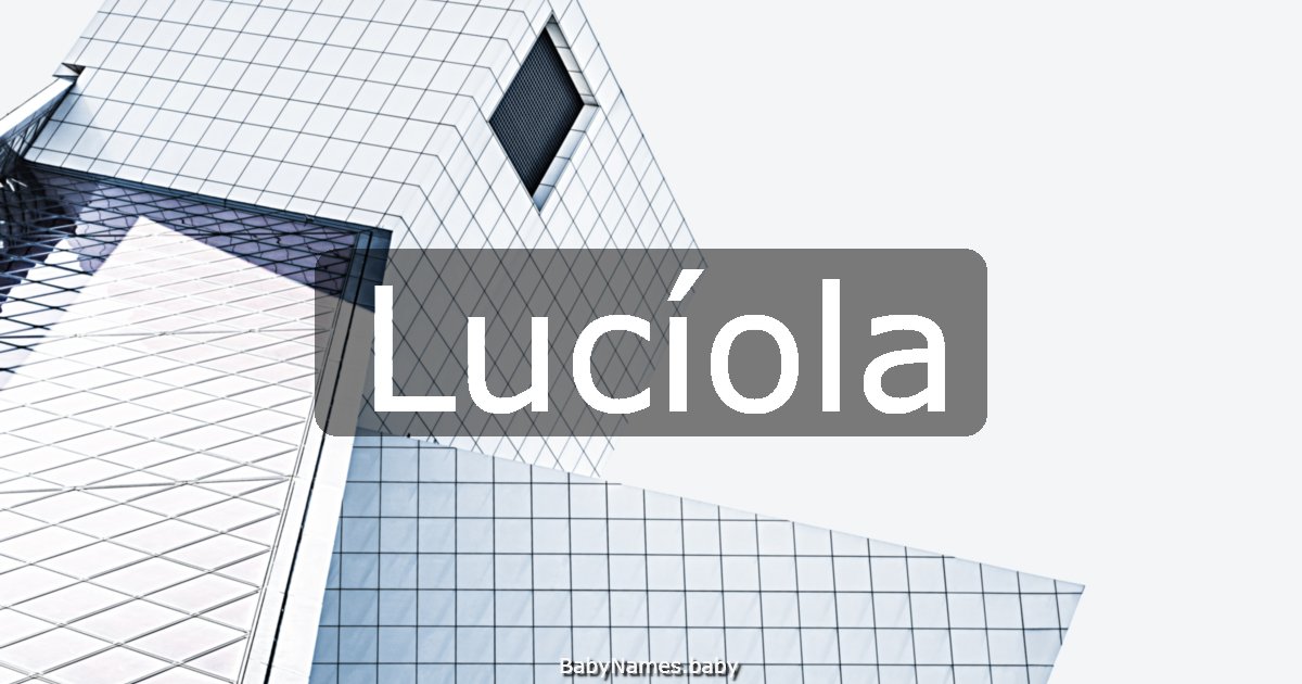 Lucíola