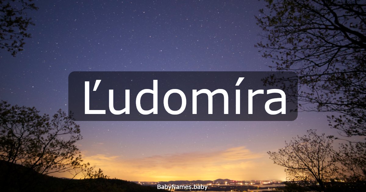 Ľudomíra