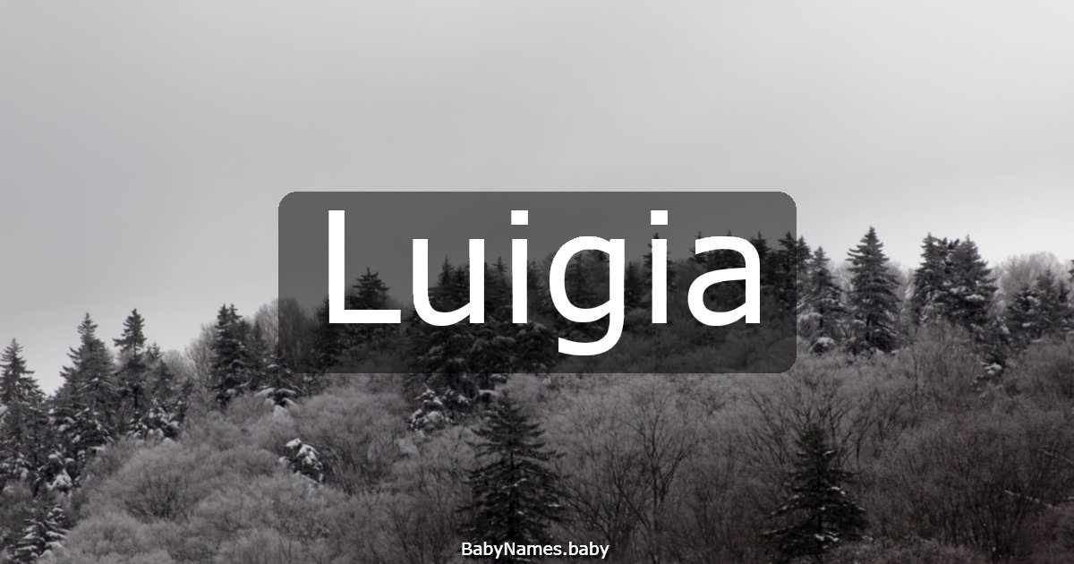 Luigia
