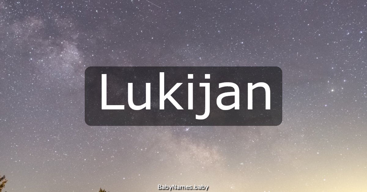 Lukijan