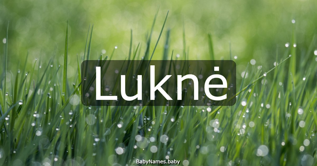 Luknė