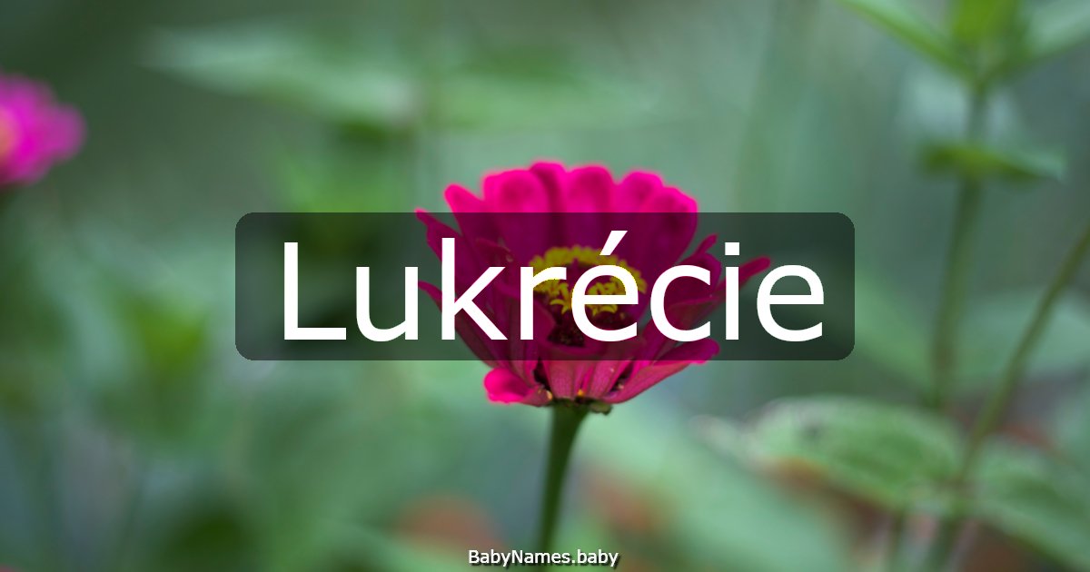 Lukrécie