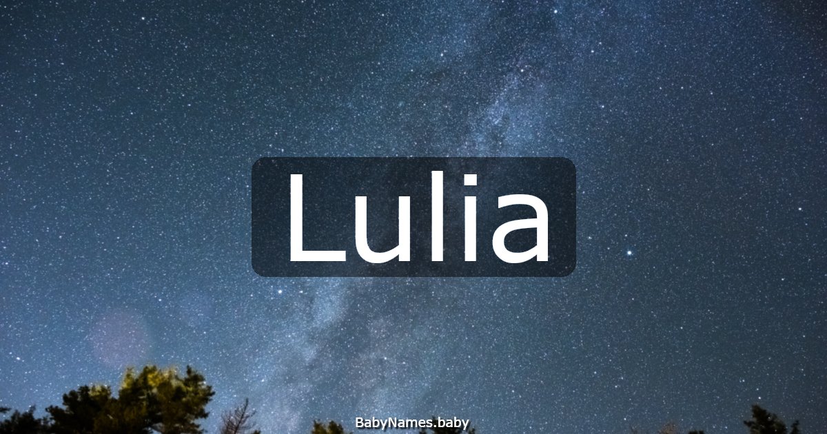 Lulia