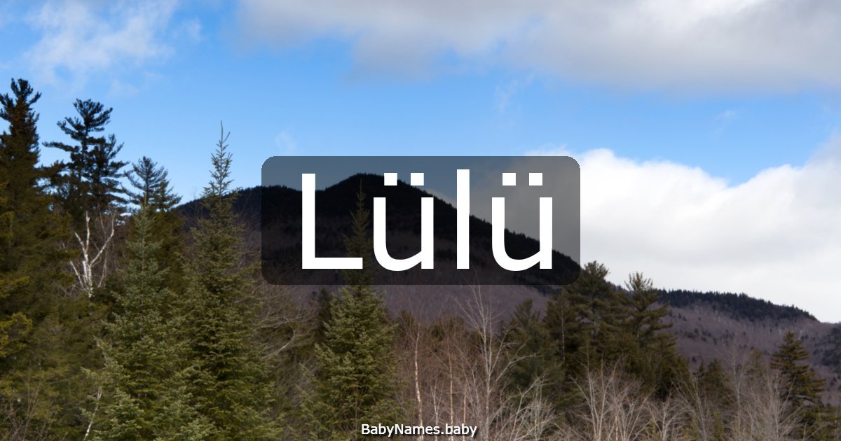 Lülü