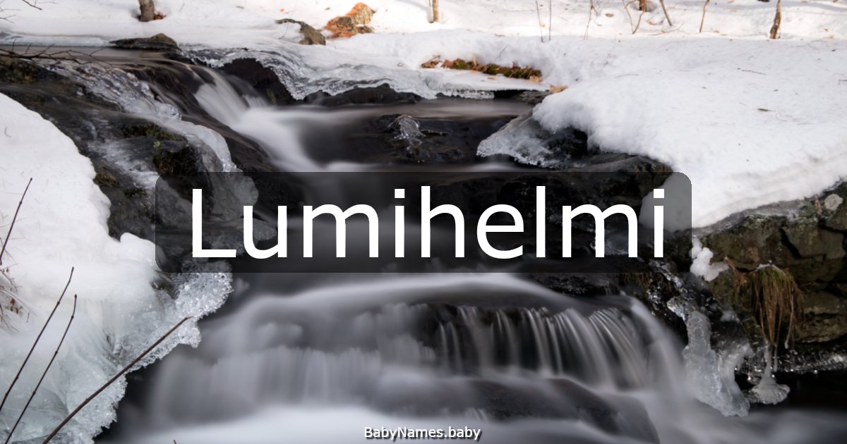 Lumihelmi