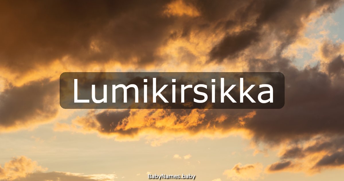 Lumikirsikka