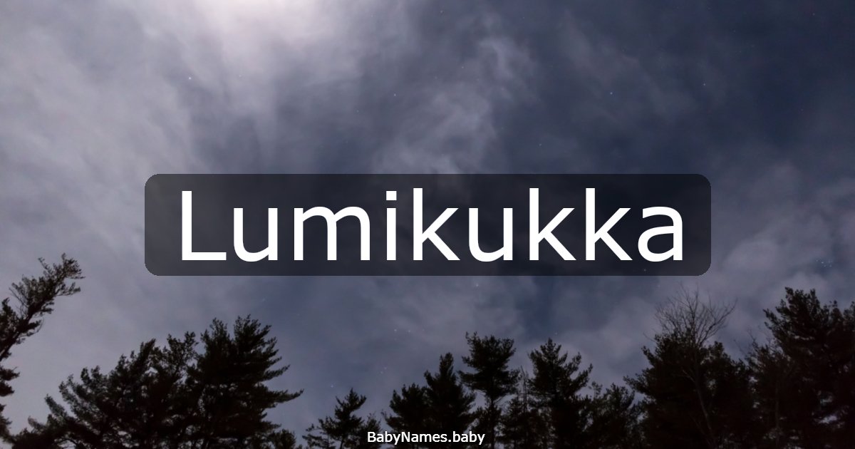 Lumikukka