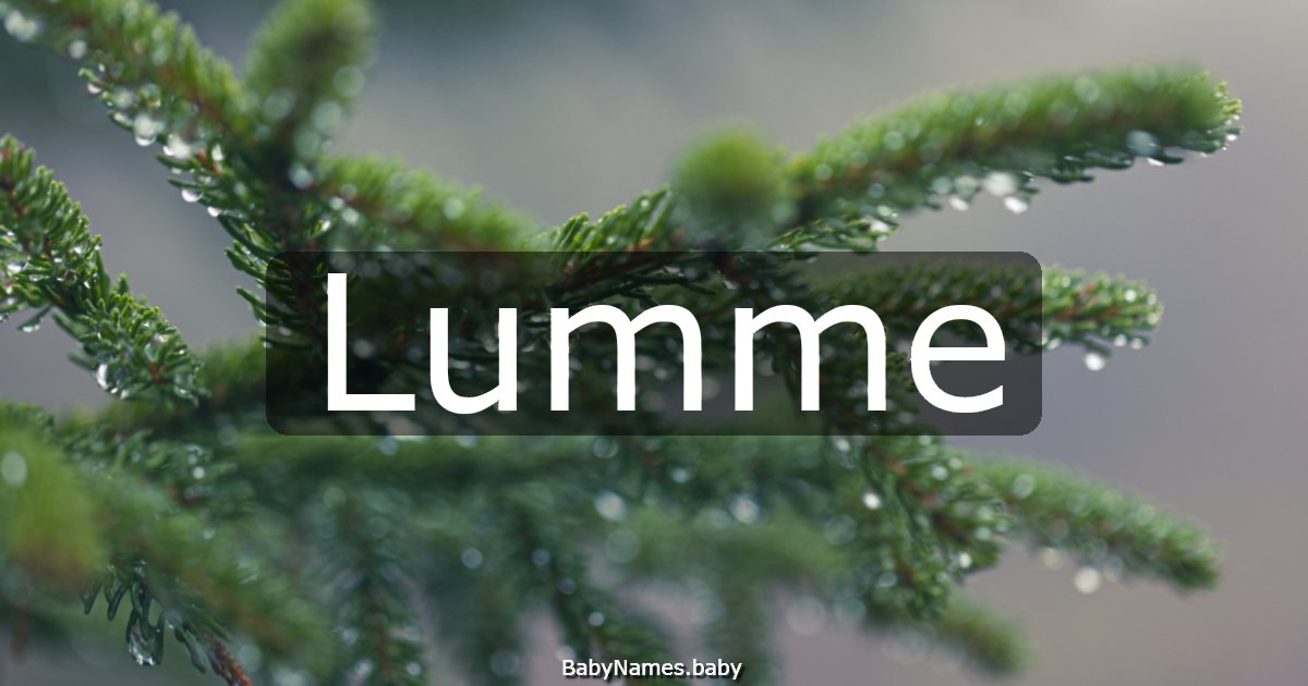 Lumme